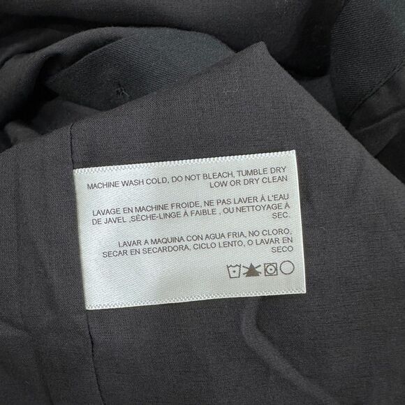 AG Collarless Black Shirt Dress, Size Small, NWT - Picture 11 of 12